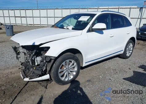 2013 Audi Q5 2.0T Premium from USA, damaged, VIN WA1LFAFP9DA020876